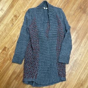 Moth Anthropologie long cardigan